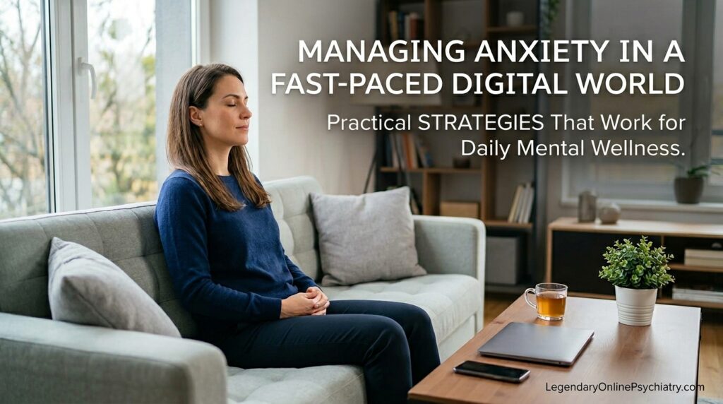 Managing Anxiety in a Fast-Paced Digital World: Practical Strategies That Work for Daily Mental Wellness